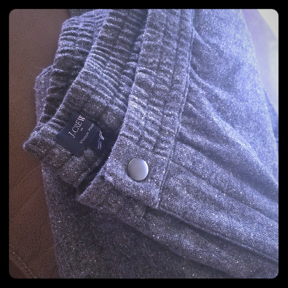 Men's J. Crew Stadium Wool Pants M